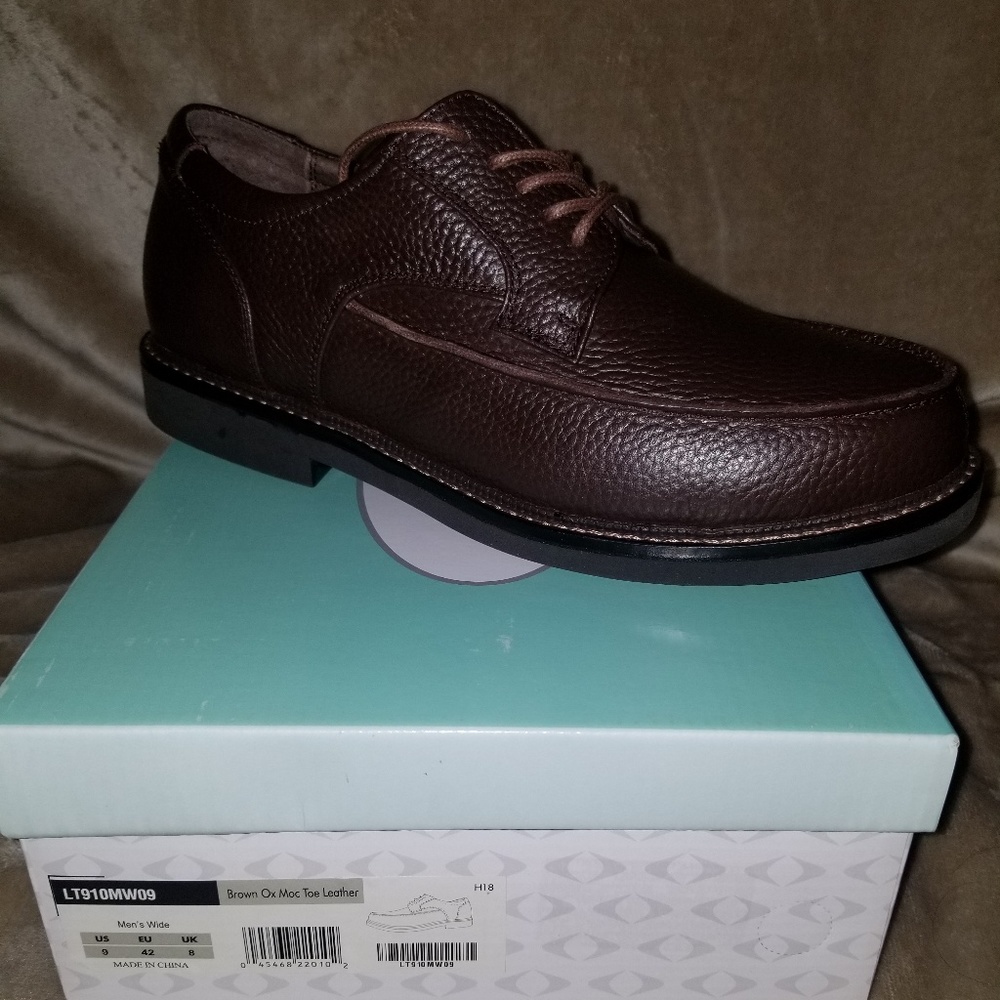 Apex Brown Moc Toe Loafer